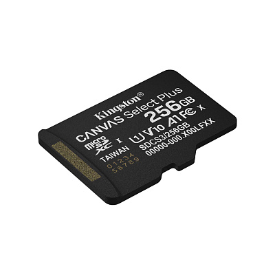 Карта памяти MicroSD 256GB Class 10 UHS-I Kingston (SDCS3/256GBSP)