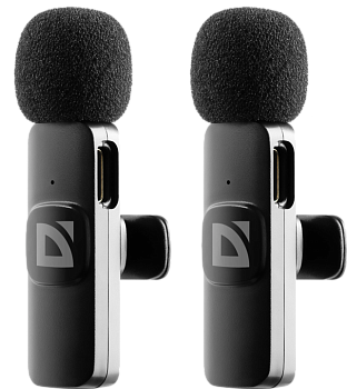 Микрофон петличный Defender Talky-138 wrls черный (64138)