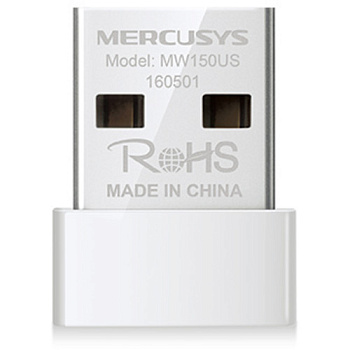 Сетевой адаптер беспроводной USB 150M Mercusys MW150US  (MW150US(EU))