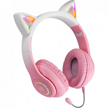 Bluetooth гарнитура Defender FreeMotion B505, 20Hz-20kHz, 100 dB, D40 мм, Pink (63505)