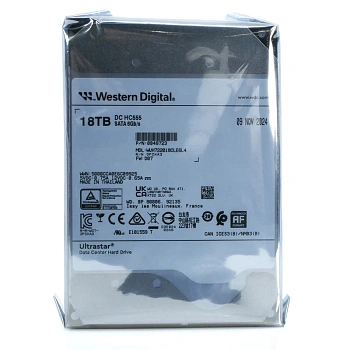 Корпоративный жесткий диск повышенной надежности HDD 18Tb WD ULTRASTAR SATA3 3,5" (WUH722018CLE6L4)