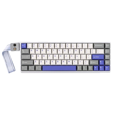 Клавиатура AULA WIN68, Magnetic, Gray Wood switch, White-Blue-Purple (WIN68HE MAX GWB)