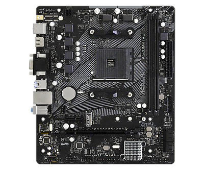 Материнская плата ASRock A520M-HVS (90-MXBE60-A0UAYZ)