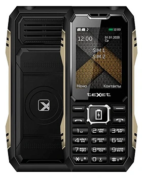 Мобильный телефон Texet TM-D428 черный (126879)