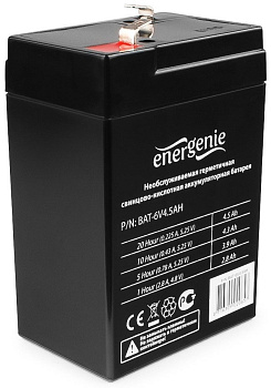 Аккумулятор Energenie BAT-6V4.5AH черный (BAT-6V4.5AH)