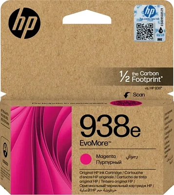 Оригинальный картридж HP 938e EvoMore пурпурный (4S6Y0PE)