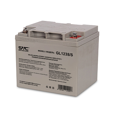 Аккумулятор для ИБП SVC GL1238/S, 38Ah/12V (GL1238/S)