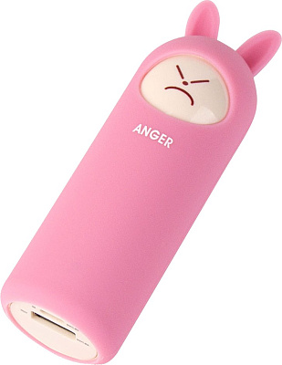 Пауэрбанк Rombica NEO Rabbit Anger, 5000mAh - Pink (NR-005A)