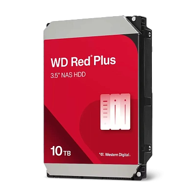 Жесткий диск для NAS систем HDD 10Tb Western Digital RED Plus (WD100EFGX)