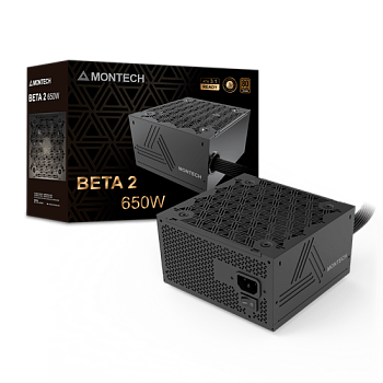 Блок питания Montech  650W, BETA 2 650W, Черный (BETA 2 650W)