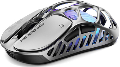 Мышь GravaStar Mercury X Pro 8K, Silver (GS X PRO_GRY)