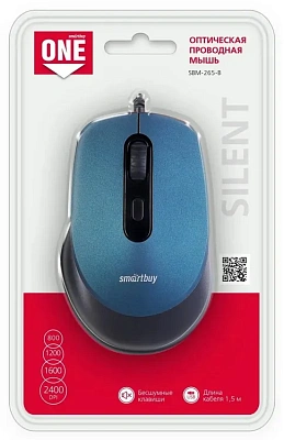 Мышь проводная SmartBuy ONE 265 (SBM-265-B)