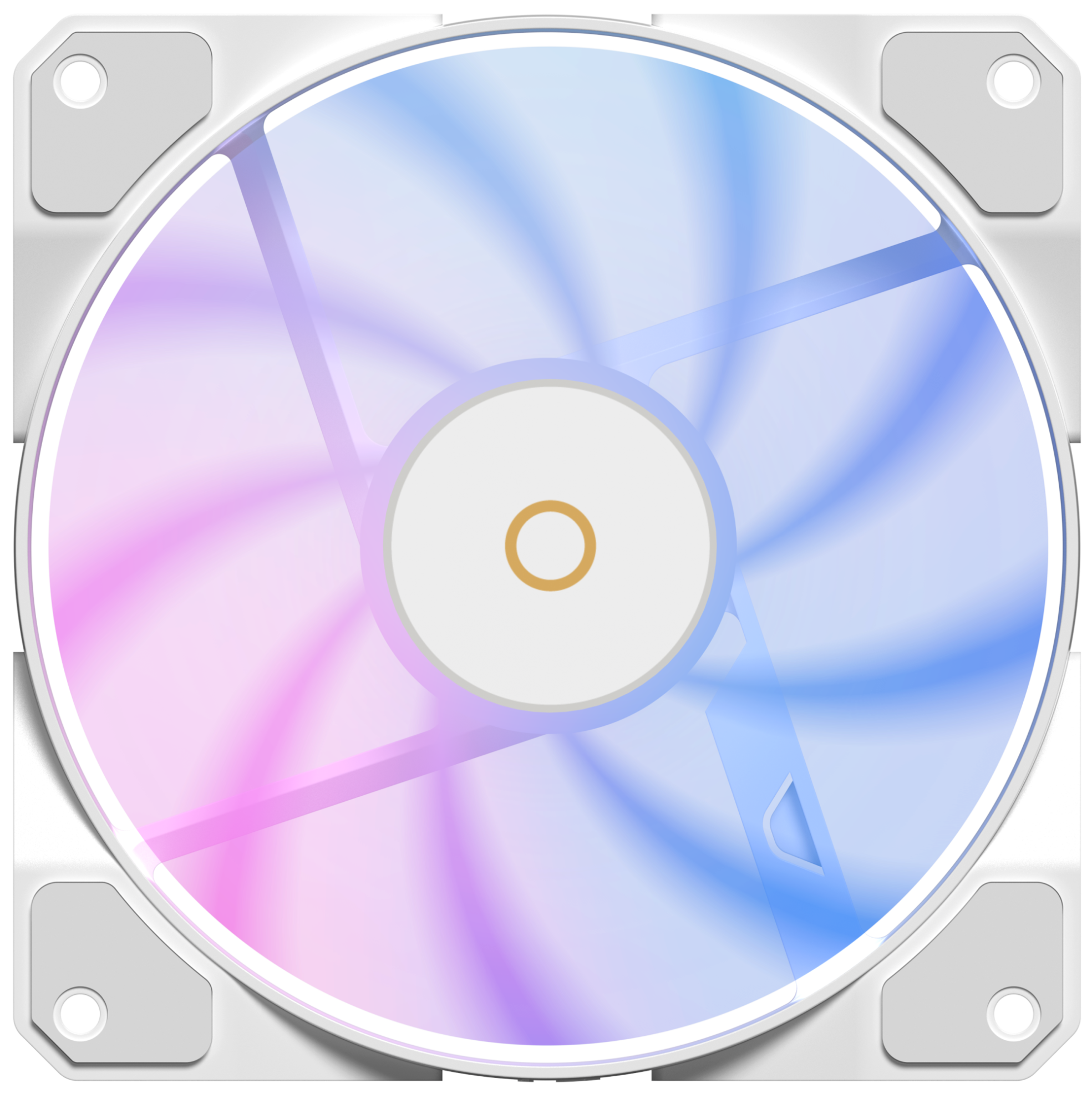 Вентилятор для корпуса Ocypus Beta F12 WH ARGB, Белый (Beta-F12-WH1AM00X-GL)