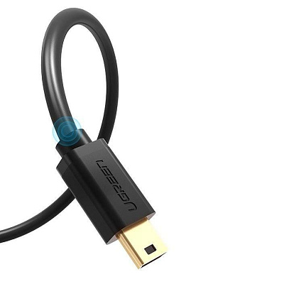 Кабель Ugreen US132, USB 2.0 - mini USB, 1.5m.  (10385)