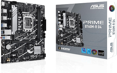 Материнская плата Asus Prime B760M-R D4  (90MB1HA0-M0EAY0)