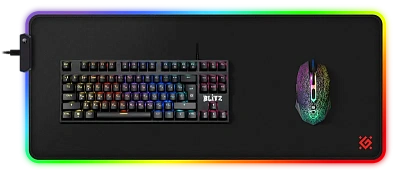 Коврик для мыши Defender Black XXL Light (50009)