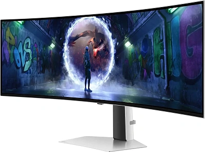 Игровой монитор SAMSUNG Odyssey OLED G9 G93SD 49", Серебристый (LS49DG932SI (LS49DG932SIXCI)