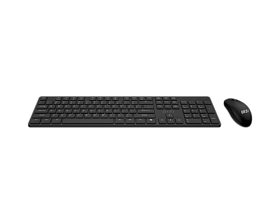 Комплект клавиатура + мышь MSI FORGE K200 WIRELESS COMBO Черный (FORGE K200 W COMBO)