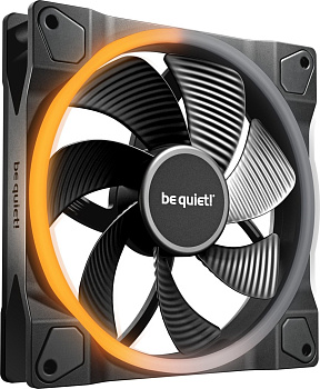 Вентилятор для компьютерного корпуса Bequiet! Light Wings 140mm PWM Reverse, Black (BL134)