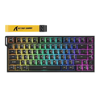 Клавиатура Attack Shark R82 HE, Magnetic - Black (R82 HE Black)