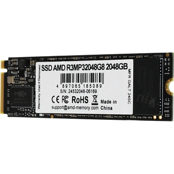 Твердотельный накопитель 2048GB SDD AMD RADEON R3 Series M.2 PCIe 3.0 2280 (R3MP32048G8)