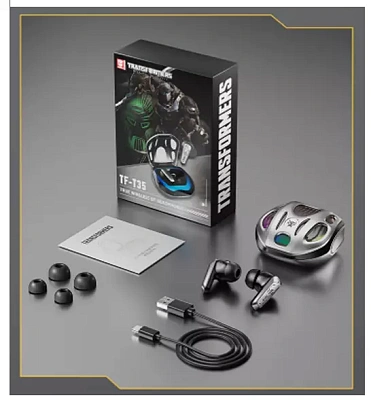 Наушники беспроводные TWS Transformers TF-T35, Gray (TF-T35_Gray)