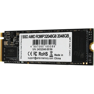 Твердотельный накопитель 2048GB SDD AMD RADEON R3 Series M.2 PCIe 3.0 2280 (R3MP32048G8)