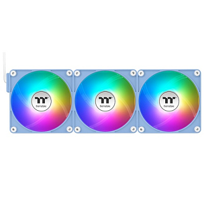 Кулер для компьютерного корпуса Thermaltake CT120 ARGB Sync PC Cooling Fan Hydrangea Blue 3 pack (CL-F198-PL12BU-A)