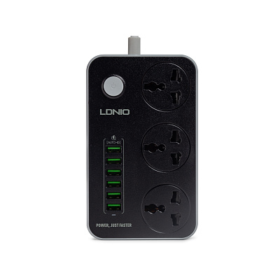 Сетевой фильтр LDNIO Universal SC3604 3 розетки 6 (SC3604)