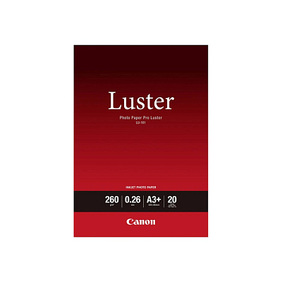 Глянцевитая фотобумага Canon LU-101 Pro Luster A3+ 20 шт. (6211B008)