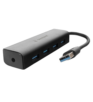 USB Хаб 4 port, Gembird UHB-C354, USB 3.0, Black (UHB-C354)