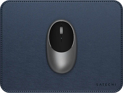 Коврик для мыши SATECHI Vegan-Leather Premium Mouse Pad, Blue (ST-LMPB)