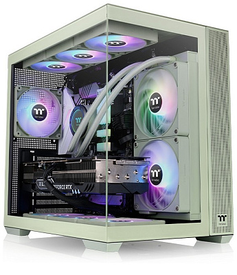 Компьютерный корпус Thermaltake View 380 TG ARGB - Matcha Green (CA-1Z2-00MEWN-00)