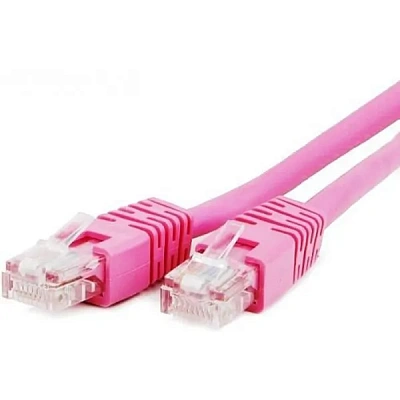 Патч-корд UTP Cablexpert PP12-2M/RO кат.5e, 2м, литой, многожильный (розовый) (PP12-2M/RO)