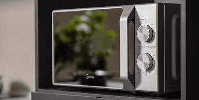 Микроволновая печь Midea MM720C2MV-S, Silver, 700 Вт, 20 л, Solo (MM720C2MV-S)