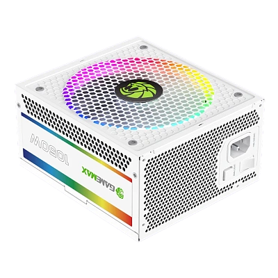 Блок питания ATX 1050W GameMax RGB PRO 1050G WH, Gold (RGB PRO 1050G WH)