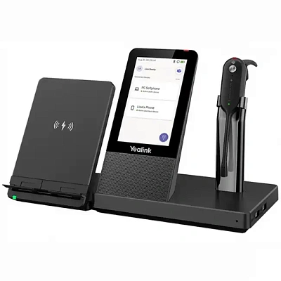 Гарнитура Yealink WH67 UC, Беспроводная, DECT, USB-хаб, Bluetooth (WH67 UC)