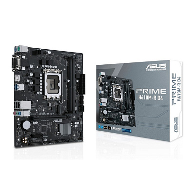  Материнская плата ASUS PRIME H610M-R D4-SI, LGA1700 mATX (PRIME H610M-R D4-SI)