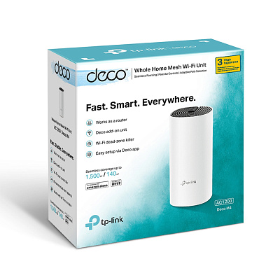 Беспроводная MESH-система TP-Link Deco M4(1-pack) (Deco M4(1-pack))
