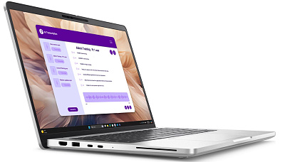 Ноутбук Dell Pro 14 Plus PB14250 (210-BPDN_1) - английская раскладка клавиатуры