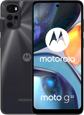 Смартфон motorola moto g22, 4/128GB, Cosmic Black (PAU20003TN)