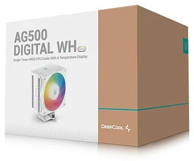 Кулер DeepCool AG500 Digital WH ARGB (R-AG500-WHADMN-G-1/S1700)