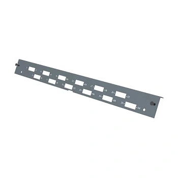 Адаптерная панель MOLEX  MFE на 48 волокон, DLC, без адаптеров, чёрная (AFR-00477-04)