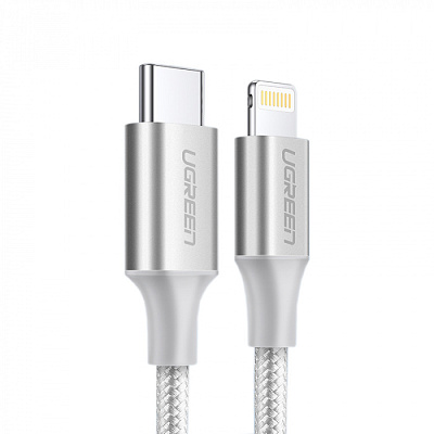 Кабель Ugreen US304 Lightning To Type-C 2.0 Male Cable 1M, 70523 (70523)
