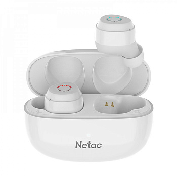 Наушники беспроводные Netac LK55 White (LK55WEN)