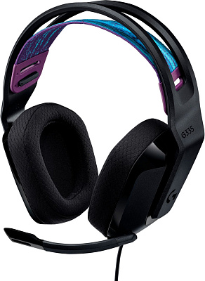 Наушники игровые Logitech G335 BLACK, 3.5mm (981-000978)