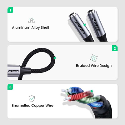 Кабель UGREEN USB-C - 2 (30732)