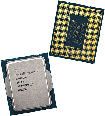 Процессор Intel Core i3 12100 LGA1700, OEM (SRL62-OEM)