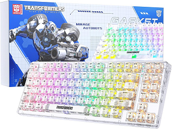 Клавиатура беспроводная Transformers TF-Crystal 85 - White (TF-Crystal 85/White)