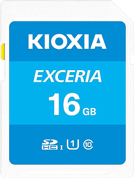 Карта памяти SDHC 16GB UHS-1 Class 10 Kioxia Exceria R100MB/s (LNEX1L016GG4)